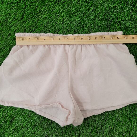 Vintage 80s Gym Shorts Womens M/L Pink USA - Picture 7 of 13